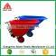 Two wheel heavy duty plastic wheelbarrow easy control blue and red colour for good sale