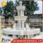 Outdoor large antique sunset marble lion statues water fountains NTMF-S032Y