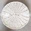 Large home cheap unique round storage wicker white wash laundry basket