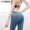 2017 latest design high waist elastic active womens yoga pants skinny pant for sexy girls