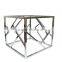 Custom-made simple design metal frame coffee table