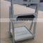 Fold Out Rustic Garden White-Washed Finish Wood Decorative Plant Stand Display Shelf