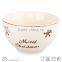 Love and snowflake Christmas decorations decorative ceramic bowls