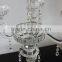 Jingyage wedding crystal table flower candelabra centerpiece