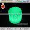 Small plastic stool / round stump shape led glow seat chair