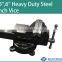 4",5",6" Heavy Duty Steel Bench Vice with Swivel Locking Base&Anvil