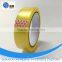 Chinese manufacturier hot sale clear/transparent yellow bopp adhesive packing tape for packing