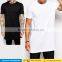 2017 Casual Hip hop t-shirts clothing streetwear for men with woman Solid Color Short Sleeve t-shirt for men long