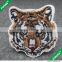 Custom Make Colorful Tiger Face Badge