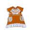 Pictures of Fall Boutique Girl Clothing Ruffle Raglan Lace Baby Dress HSD2596
