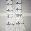 five toe yoga SPA socks with grip inside with sublimation Pilates socks