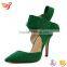 HFRTA234 Genuine leather fashion flower crystal high heel wedding shoes bridal