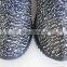 Exotic black and white color running shoes men with EVA outsole