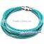 PU LEATHER WITH SUEDE CORD BRACELETS
