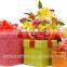 Luxury square design cardboard gift packaging paper flower box