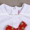Autumn baby girls christmas clothing baby boy clothes for the baby cute cartoon printed smocked children clothing wholesale