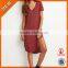 Cotton ladies comfortable dresses with pictures in casual dress