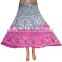 Multi Color Jaipuri Bandhej Skirt