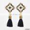 Fabric tassel earrings free bohemian jewelry vary style gems earrings