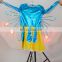 Beautiful led light girl party wear western dress girls holiday prom dresses
