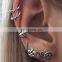 7pcs/set Bohemian Retro Owl Leaf Suit Cuff Stud Earrings Earring Set