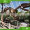 Life size exhibition dinosaur skeleton model for sale