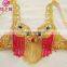 YD-023 Fashion butterfly design beaded and sequins belly dance bra