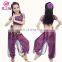 ET-129 Egyptian chiffon professional girls and kids belly dance costume 3pcs/2pcs set