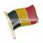 Pocket flag shape metal badge custom for souvenir