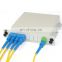 SC/APC SC/UPC Mini Plug-in Fiber Optic PLC Splitter 1x4 1x8 PLC Splitter Cassette For Terminal Box