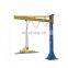 glass robot in vacuum lifter in factory