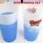 Heat Sensitive Color Changing Plastic Cup
