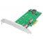 Linkreal PCIe M.2 NVMe Adapter PCIe x4 to 2 port M.2 NVMe SSD NGFF Expansion Card