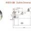 48V 2000w 2700rpm dc power motor for power unit