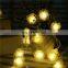 Christmas holiday room decoration outdoor christmas colorful flower led string light