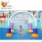 2019 funny fiber glass water games water park water slide equipment for kids