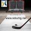 PE Material self lubricating ice hockey shooting pad panel practice hockey slide board with passer hockey training aids mat