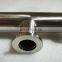 Custom Sanitary Stainless Steel 304 KF 25 Vacuum Tee