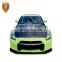 Carbon Car Bonnet Cover GTR R35 Custom Transparent Hood Auto Body Kits