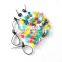 635PCs Clip Trim Retainer Push Pin Rivet Panel Moulding Assortment Fastener Cable Tie & Tool