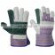 Hot Selling Cowhide Split Leather Working Industrial Safety Double Palm Work Gloves
