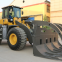 NEW HOT SELLING 2022 NEW FOR SALE Low cab wheel loader wood forklift snow plough bogie track