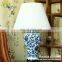 antique blue and white ceramic porcelain table lamp for hotel made in jingdezhen
