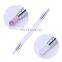 2022 Double Heads Flat silicone Nail Drill Pen Acrylic handle Dotting Pencils Nail Art Picker Pen Manicure Brush Tool