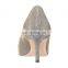 Beautiful elegant Women pointed toe med heels sexy ladies pumps thin shoes sandals