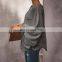 Wholesale custom women's sweaters Casual and comfortable Loose Solid color Large size hollow-carved design fashion