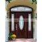 Custom design modern plain solid wood main swing entrance door