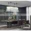 italian design modern oval marble dining table set luxury stainless steel marble dining table
