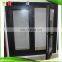 grey aluminum cladding insulation film glass casement window