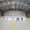 Customized Dimension Long Span  Steel Space Frame Airplane Prefabricated Hangar